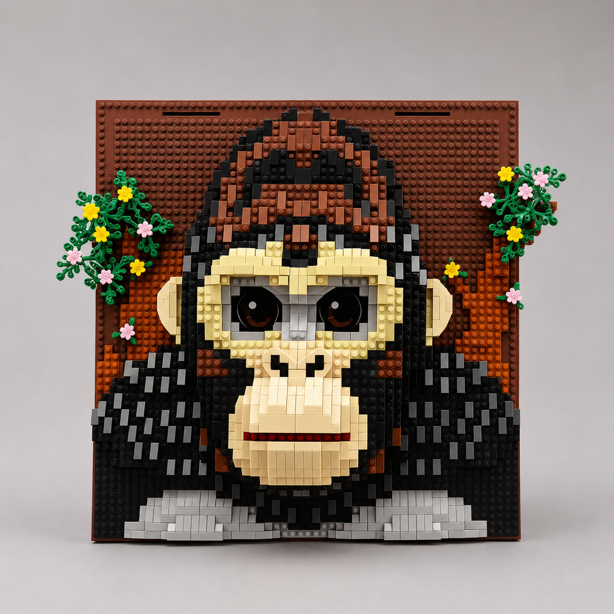 Monkey on baseplate | Building blocks