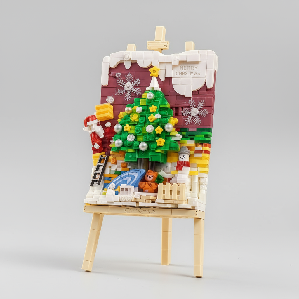 Christmas Painting | Building Blocks