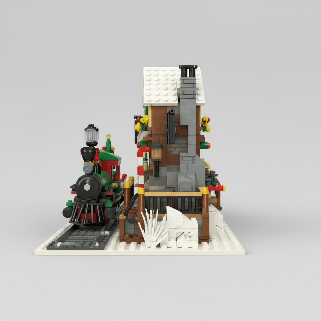 Christmas Train Station | Building Blocks