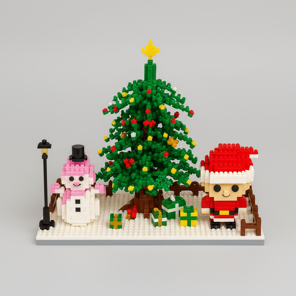 Christmas Building Plate | Building Blocks