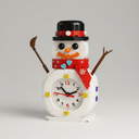 Snowman clock | Building Blocks
