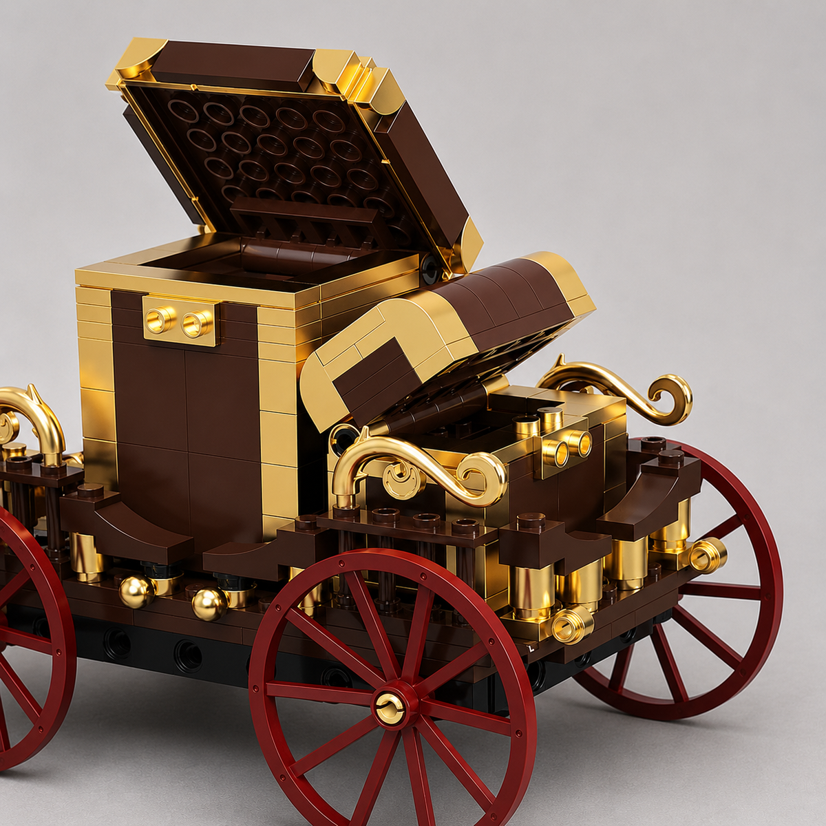 Mega Retro Steam Car | Building Blocks
