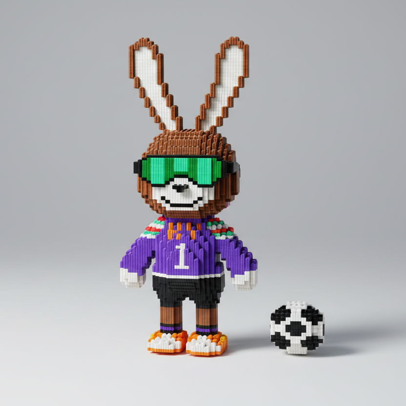 Mega Soccer Rabbit | Building blocks