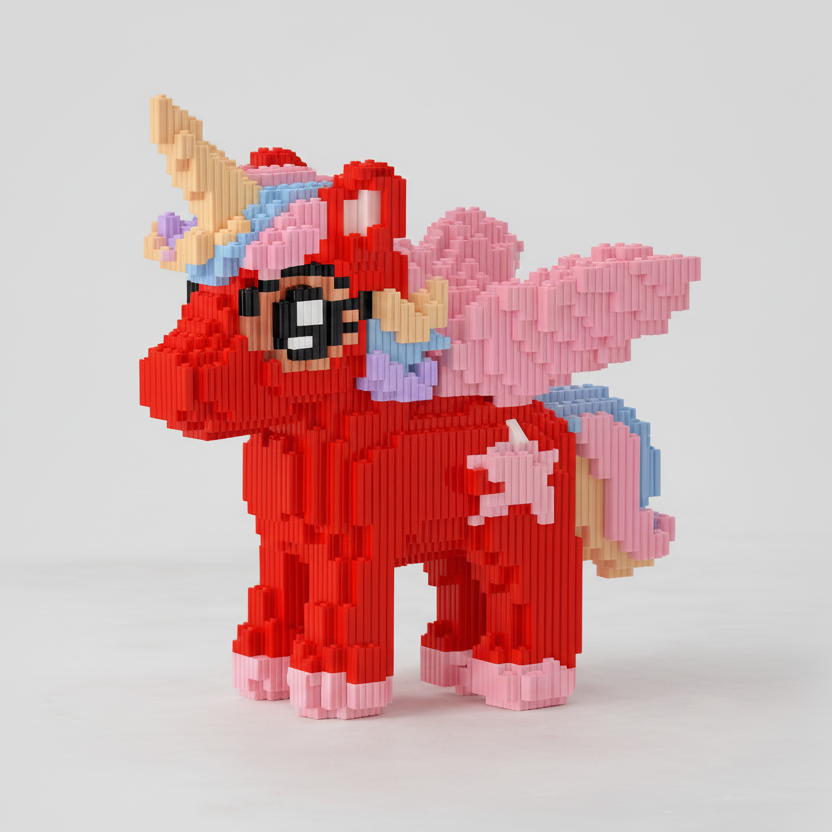 Red unicorn | Building blocks