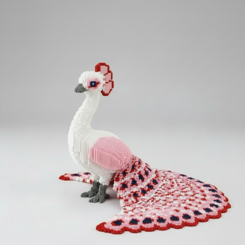 MEGA Beautiful Peacock | Building Blocks