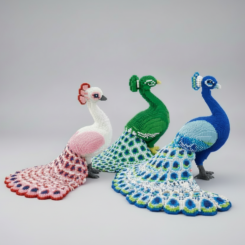 MEGA Beautiful Peacock | Building Blocks