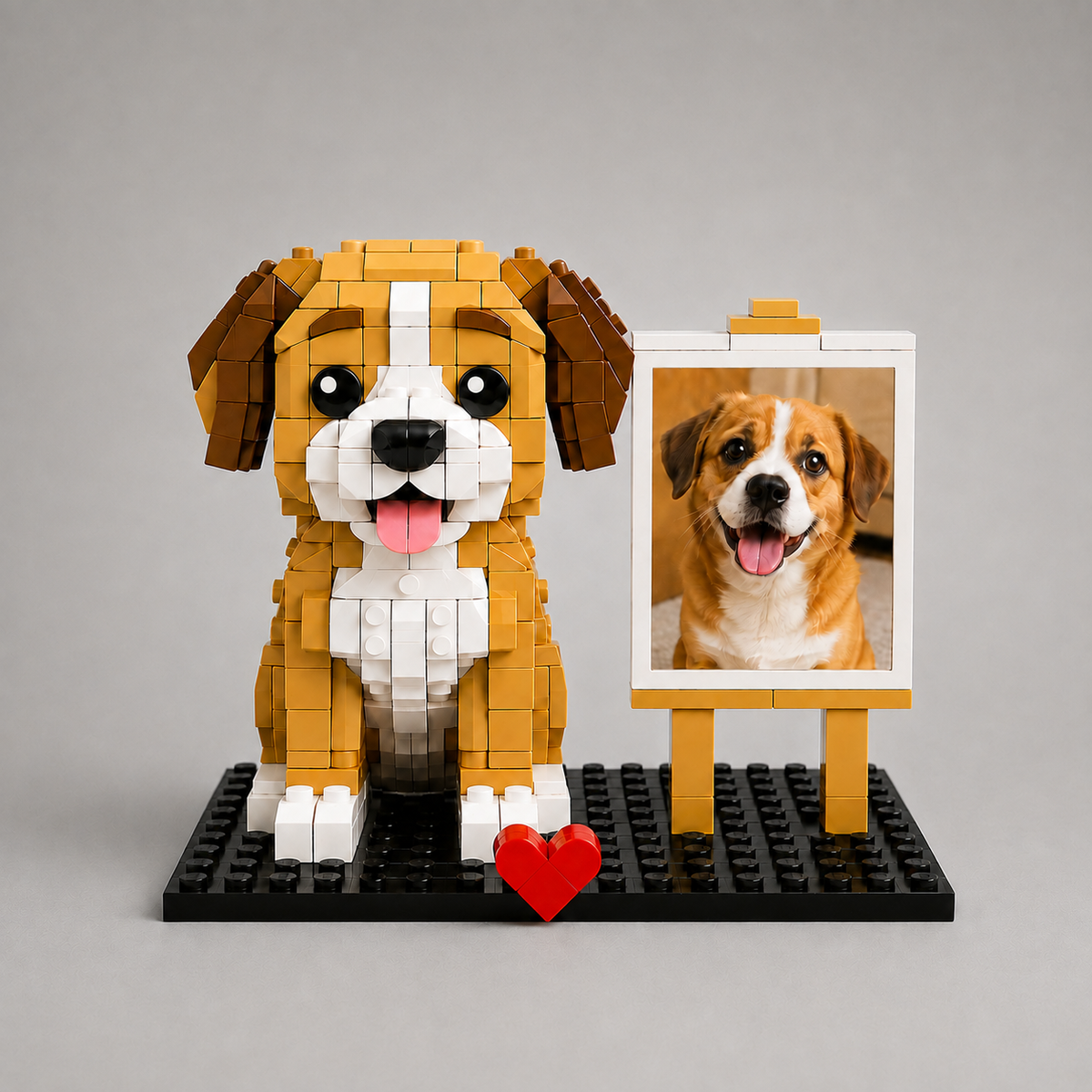 Custom photo of your pet as a building-block figure | Building Blocks