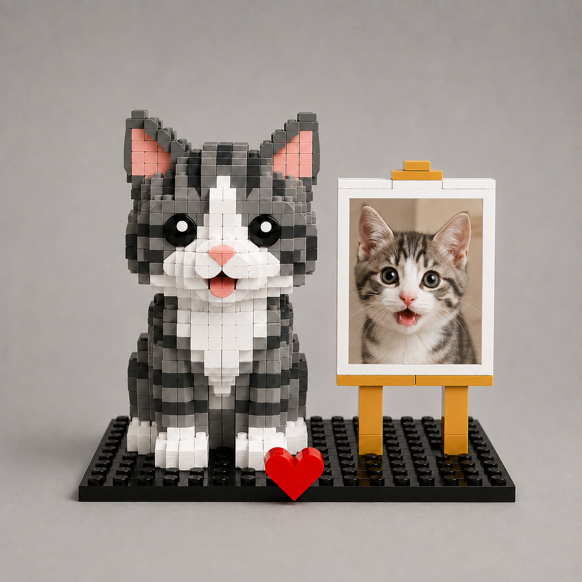 Custom photo of your pet as a building-block figure | Building Blocks