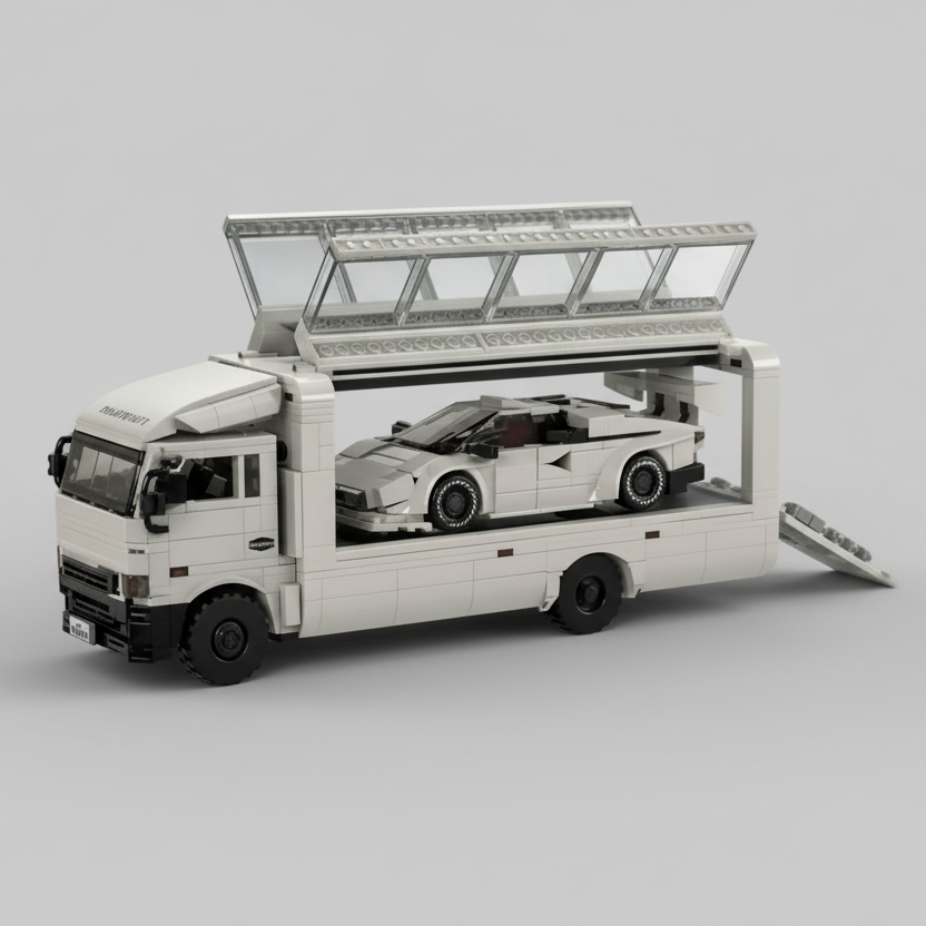 White container truck | Building blocks