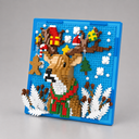 Christmas Reindeer on a Building Plate | Building Blocks