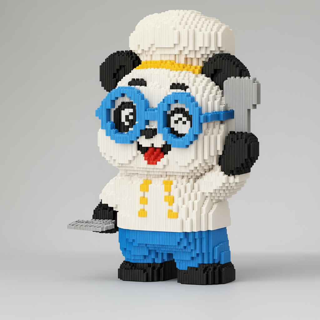 Mega Baker Panda | Building Blocks