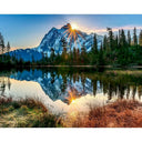 Mountain Lake in the Alps | Paint by Numbers