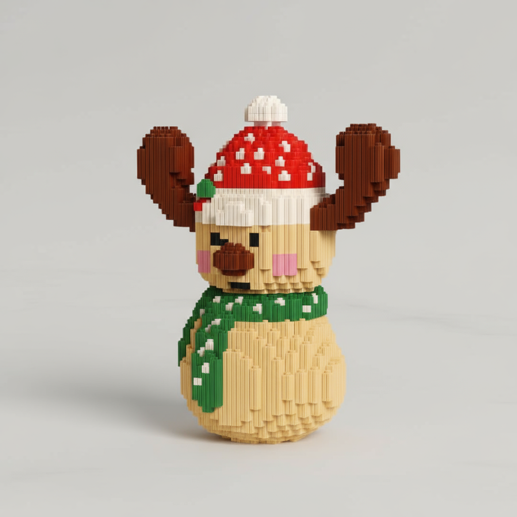 Funny reindeer | Building blocks