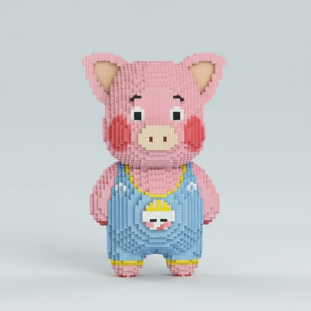 Cute pig | Building blocks