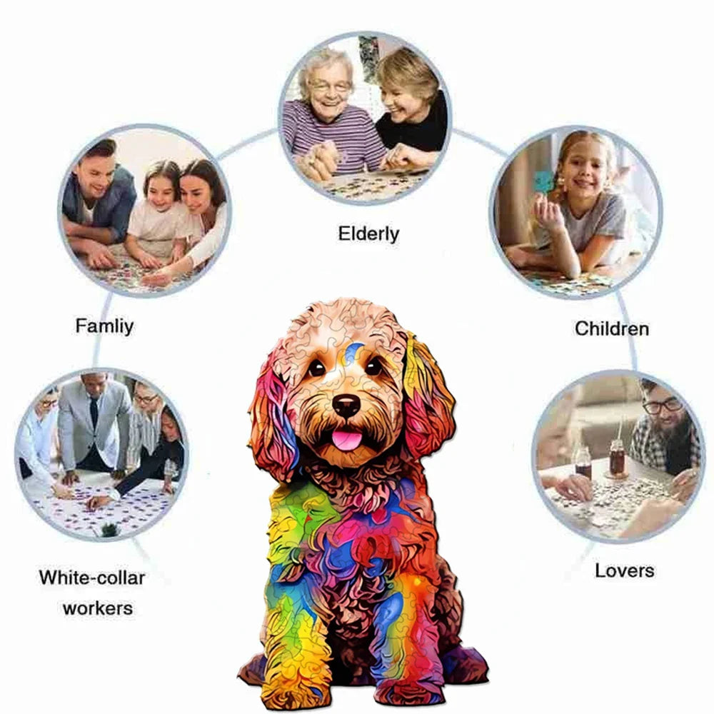 Cute Dog | Wooden Puzzle
