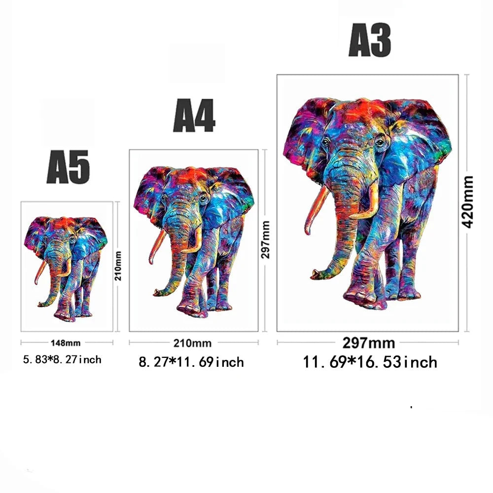 Beautiful Elephant  | Wooden Puzzle
