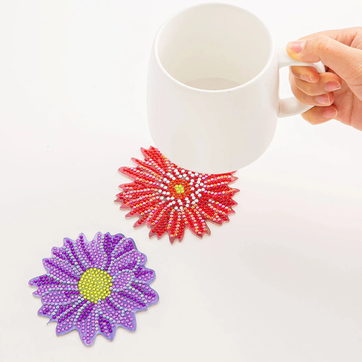 Coasters | Flowers | Diamond Painting