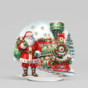 5D Santa Claus by Train | Diamond Painting