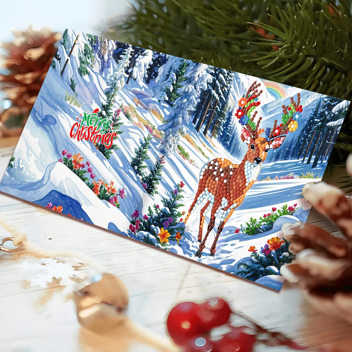 Christmas Cards  | 12 Pieces | Diamond Painting