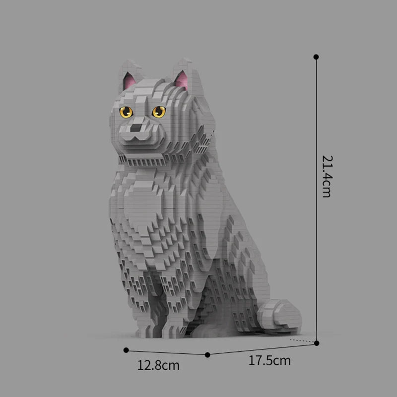Russian Blue Cat | Building Blocks