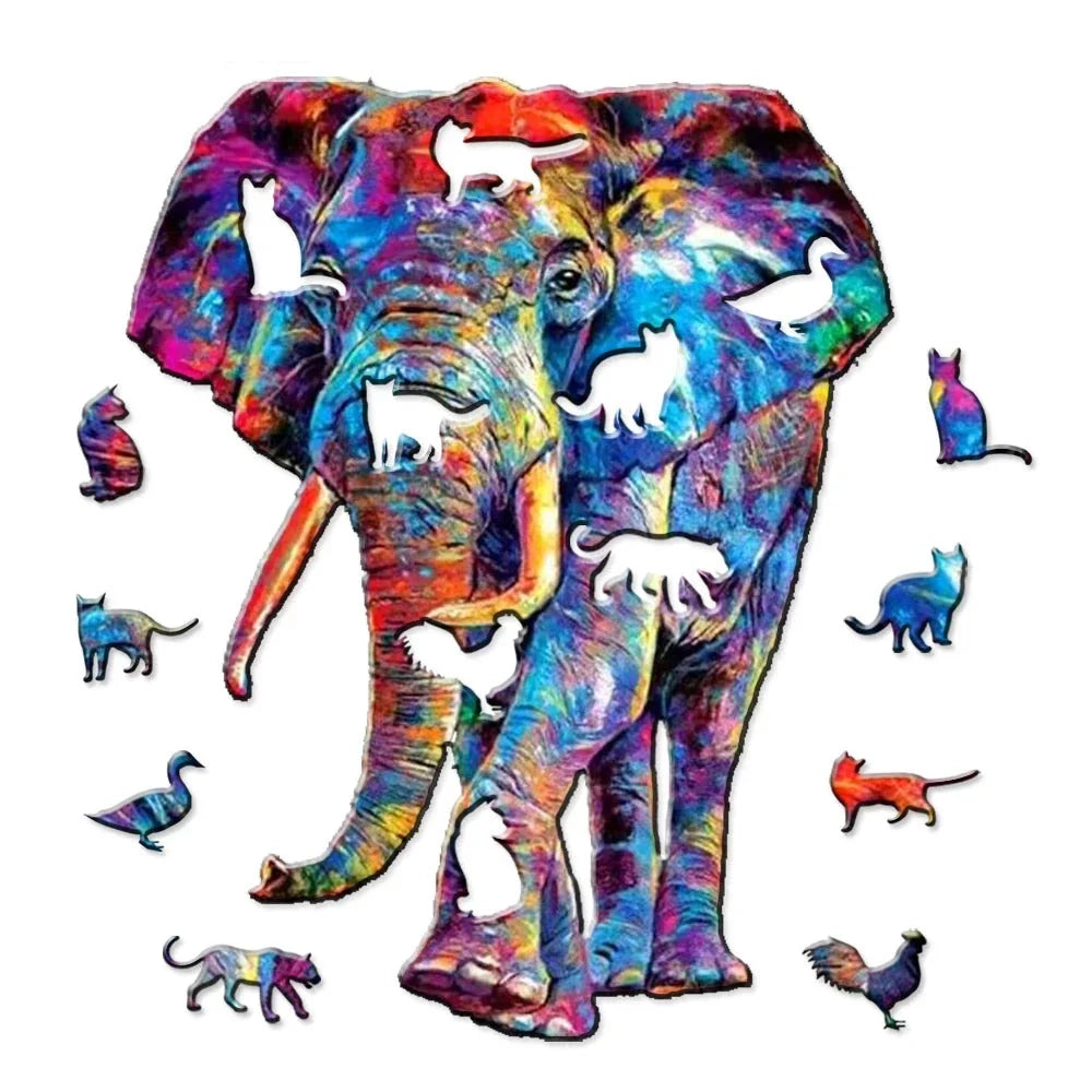 Beautiful Elephant  | Wooden Puzzle
