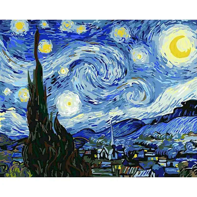 The Starry Night | Paint by Numbers
