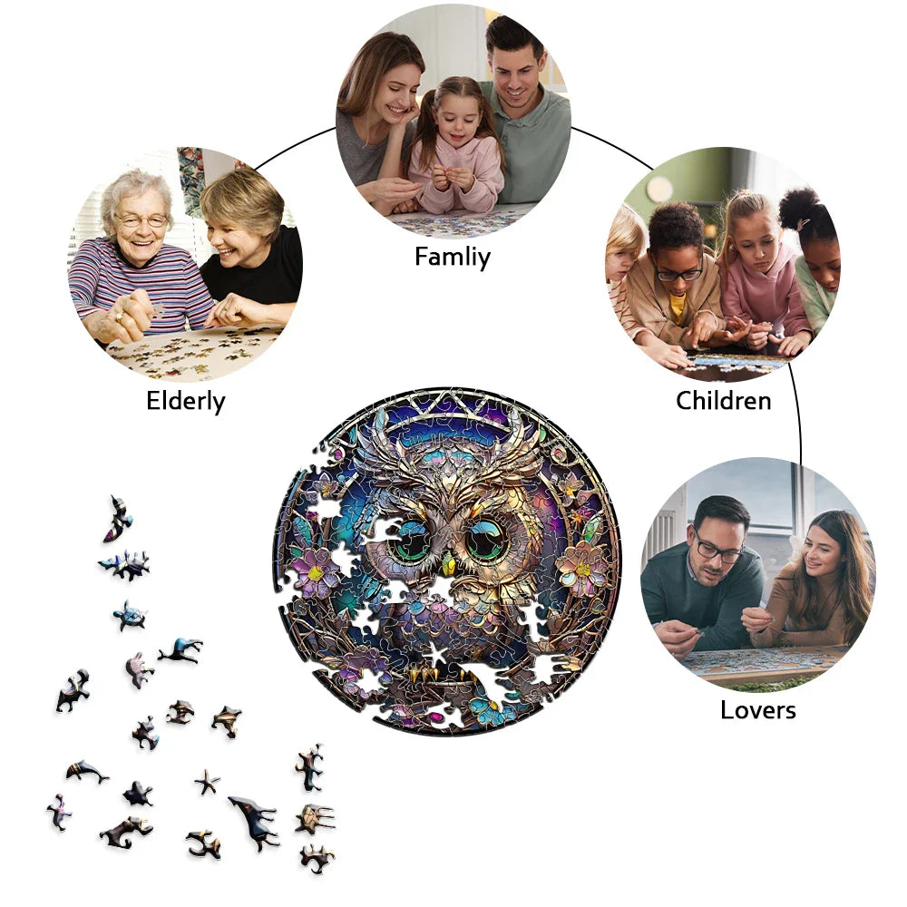 Funny Owl  | Wooden Puzzle