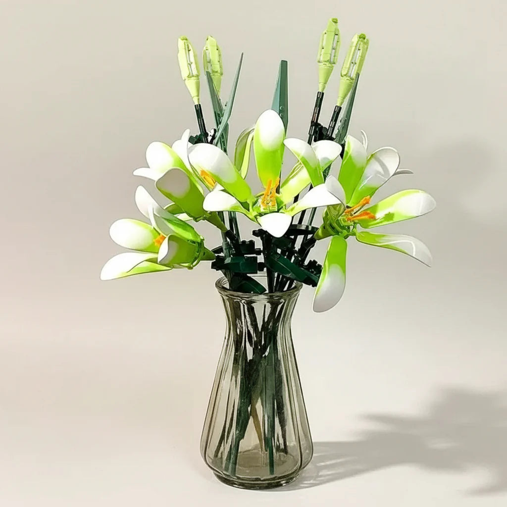 White lilies | Building blocks