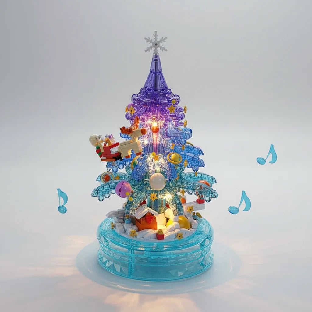 Fantasy Christmas tree | music box | Building blocks
