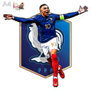 Mbappé France Home Shirt | Wooden Puzzle
