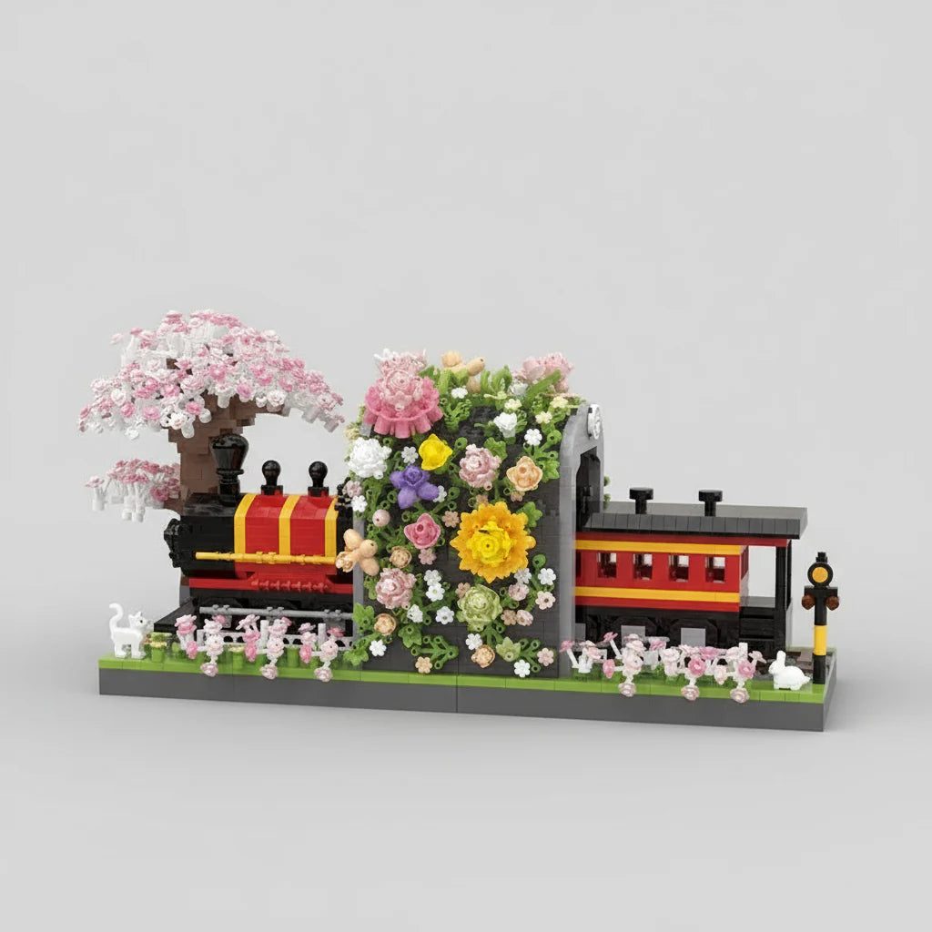 Sakura train | bookend | Building blocks