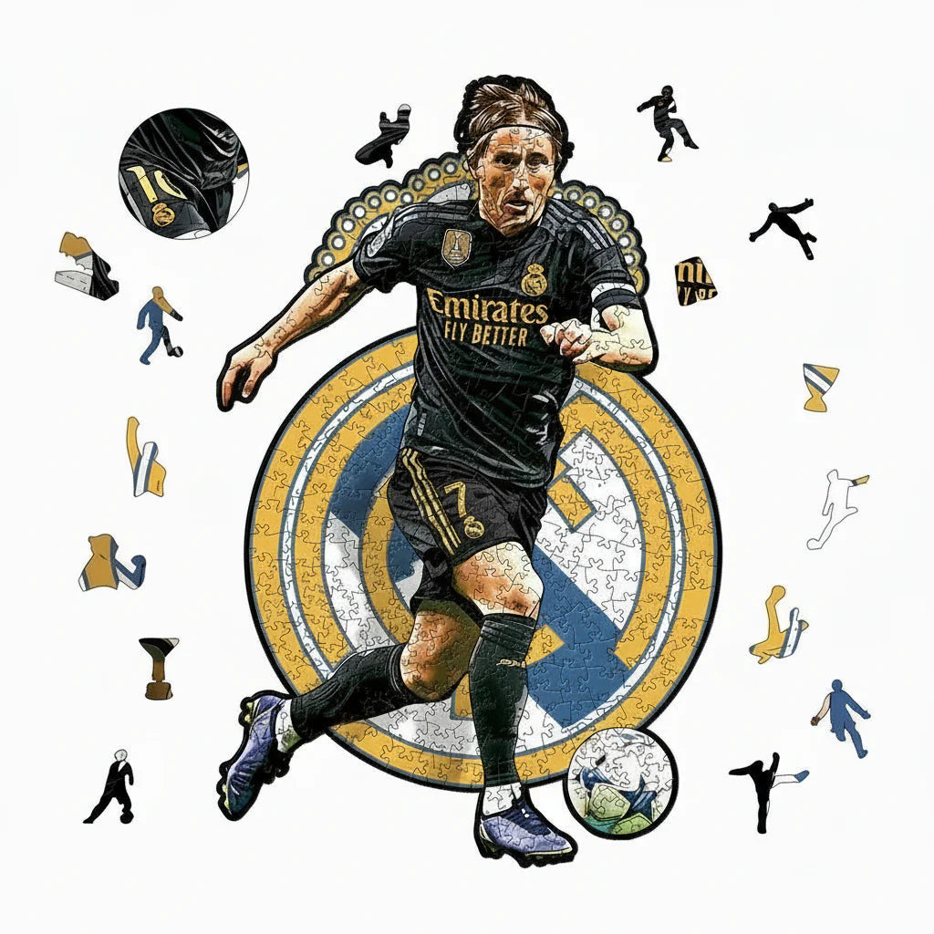 Luka Modrić | Wooden Puzzle