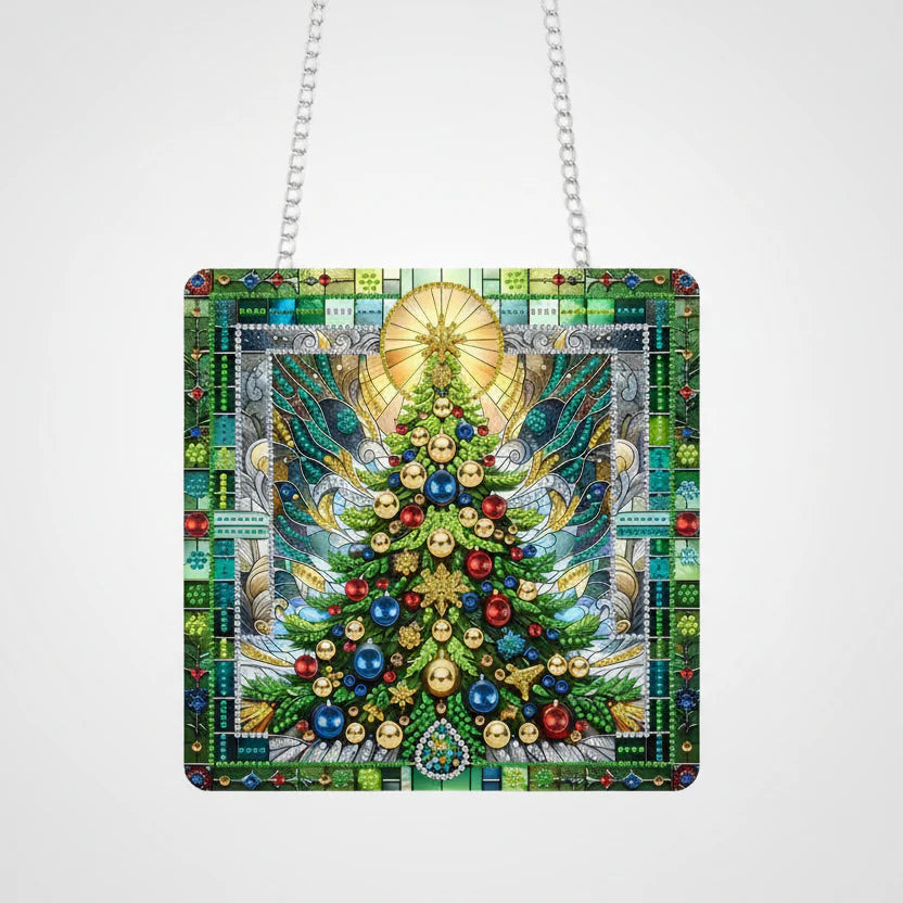 Christmas Tree | Door Hanger | Diamond Painting