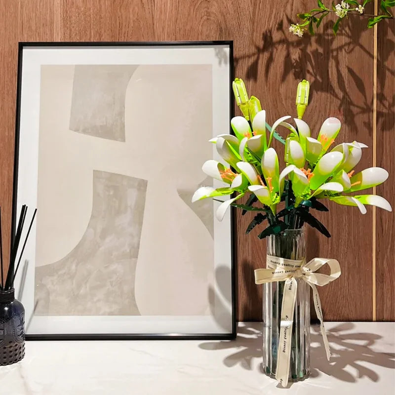 White lilies | Building blocks