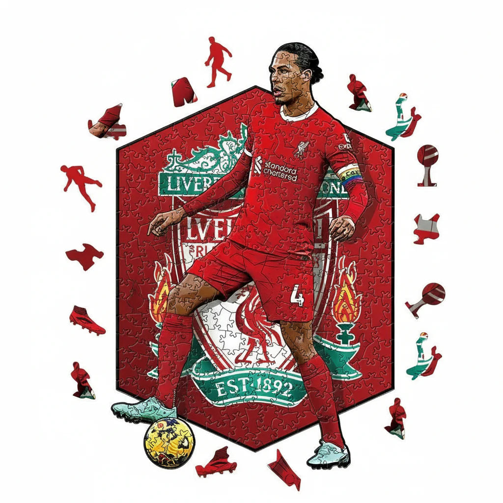 Virgil van Dijk | Wooden Puzzle