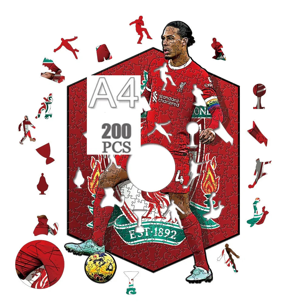 Virgil van Dijk | Wooden Puzzle