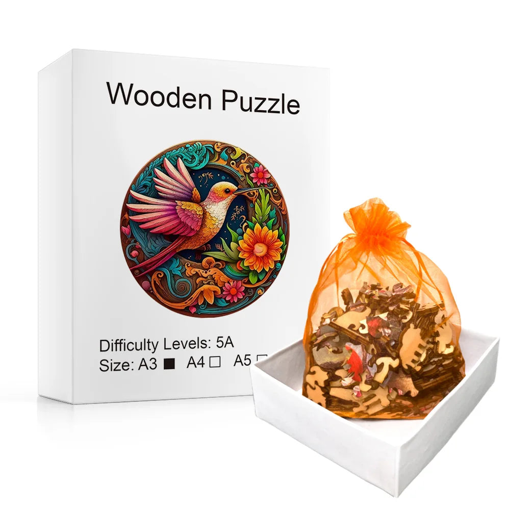 Hummingbird  | Wooden Puzzle