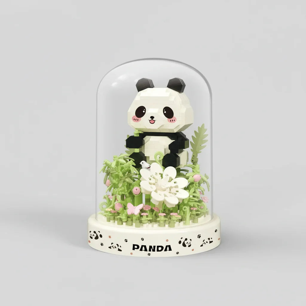 Panda in the Garden | Building Blocks