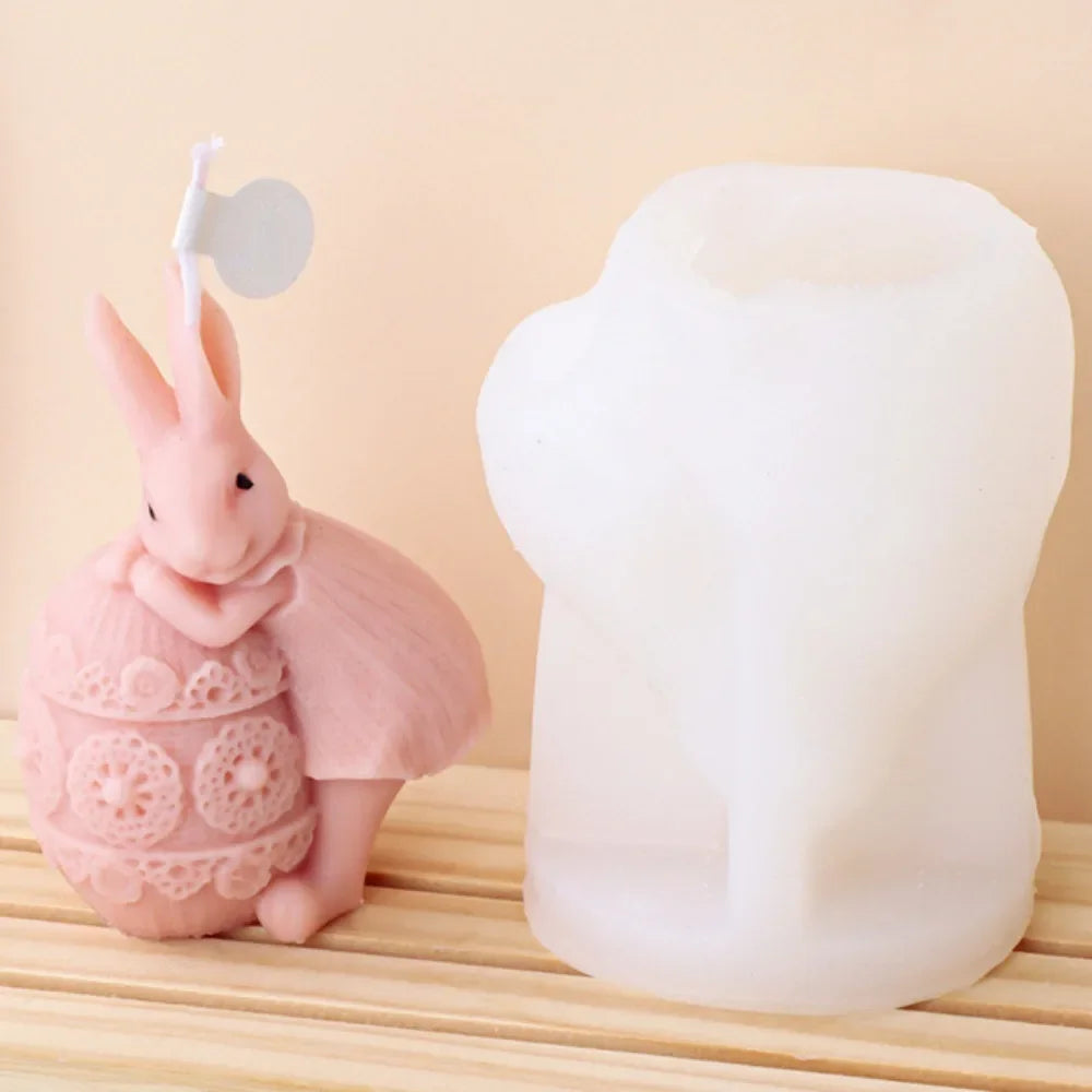 Cute Rabbit Mold | Candle Making