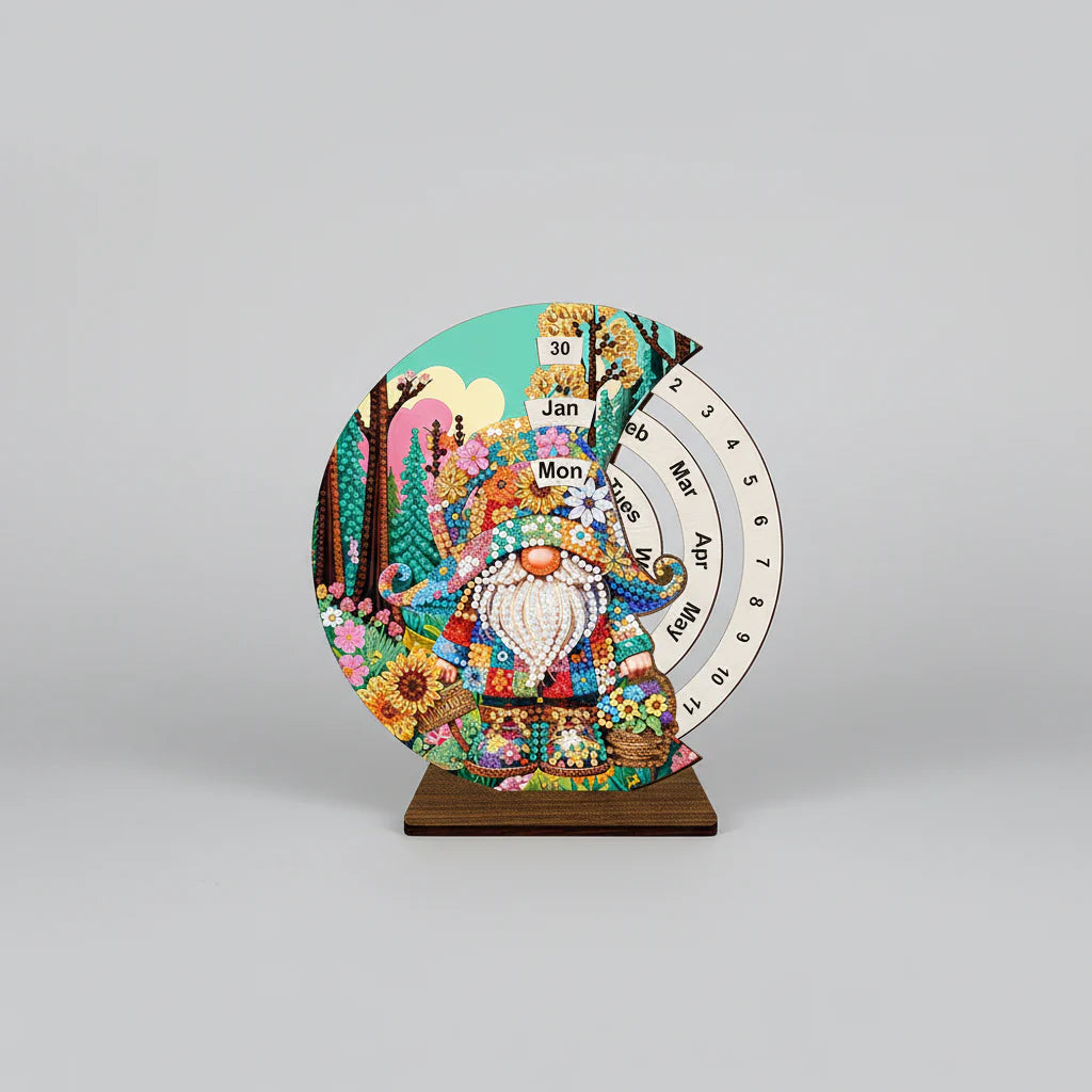Gnome | Calendar | Diamond painting