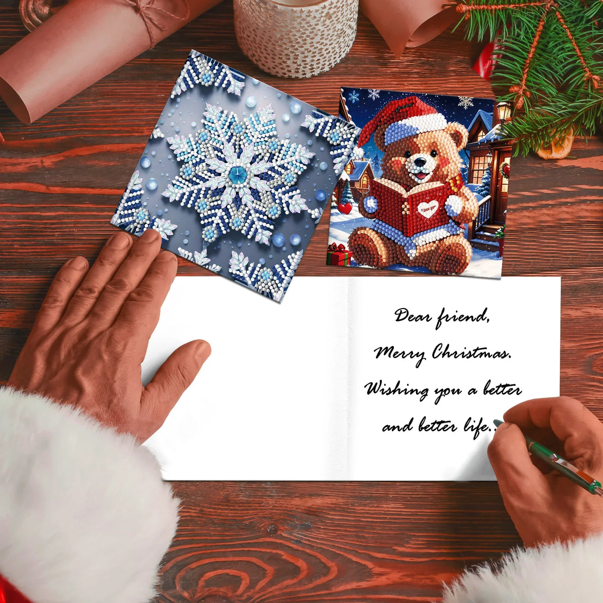 Christmas Cards  | 12 Pieces | Diamond Painting