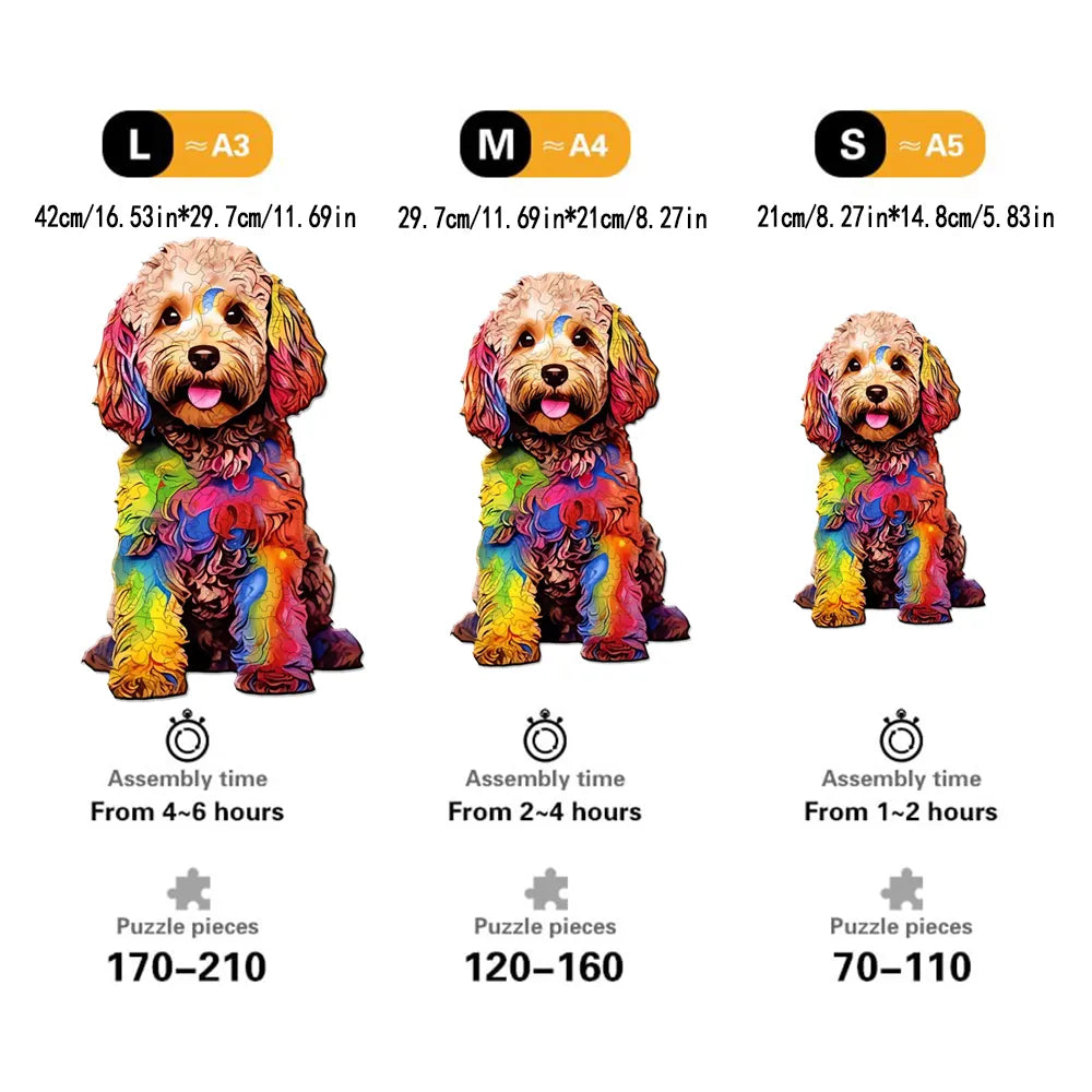 Cute Dog | Wooden Puzzle