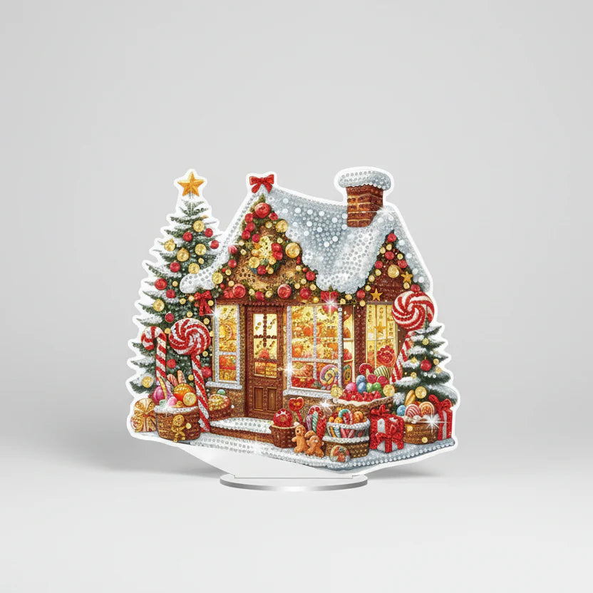 5D Christmas Candy House | Diamond Painting