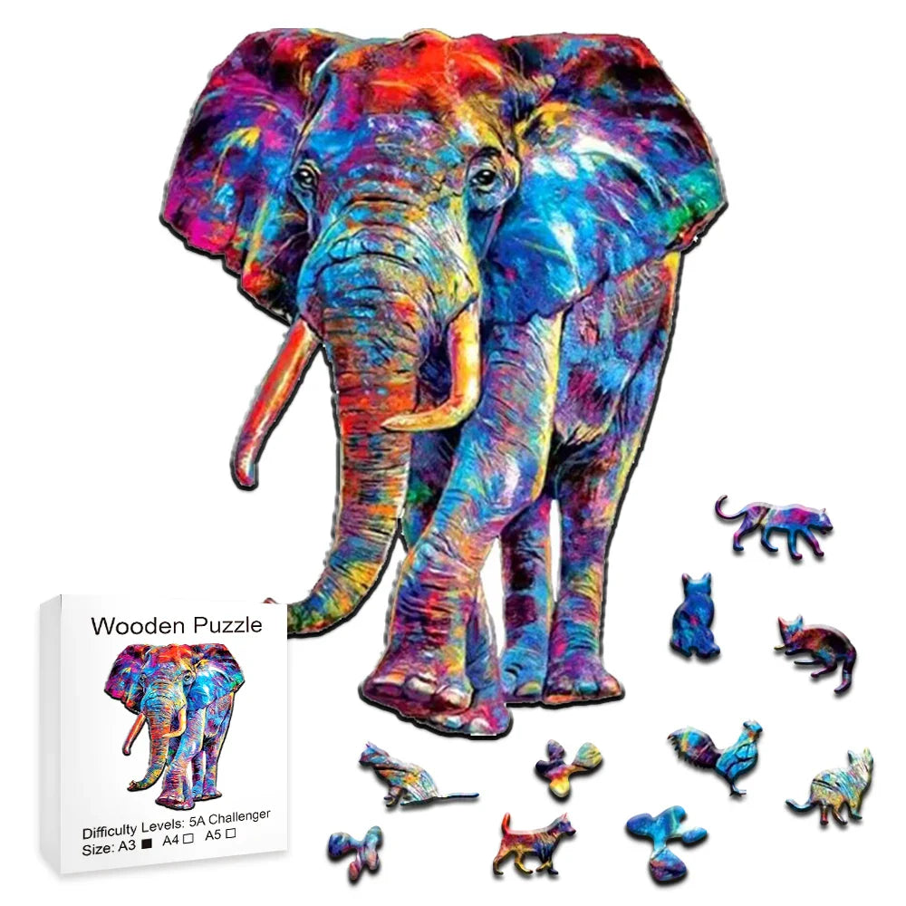 Beautiful Elephant  | Wooden Puzzle