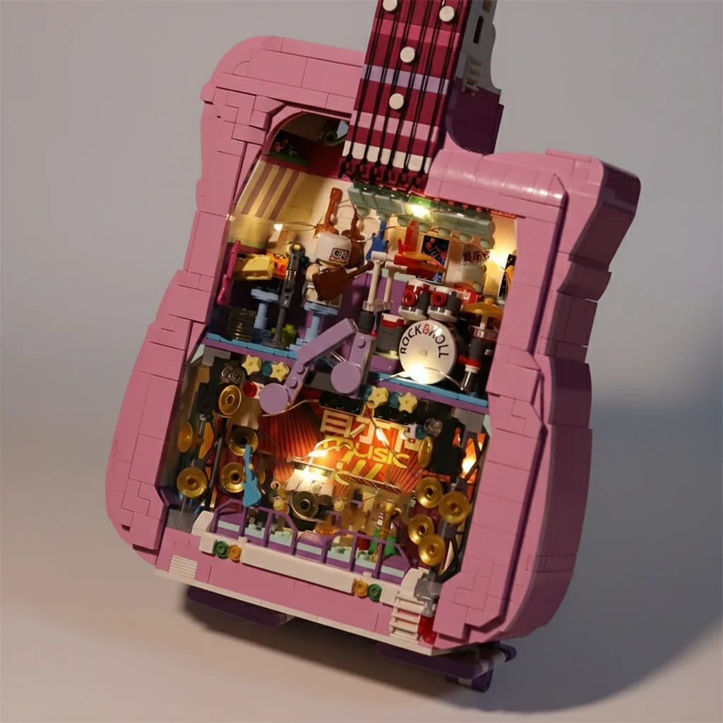 Mega pink guitar | Building blocks