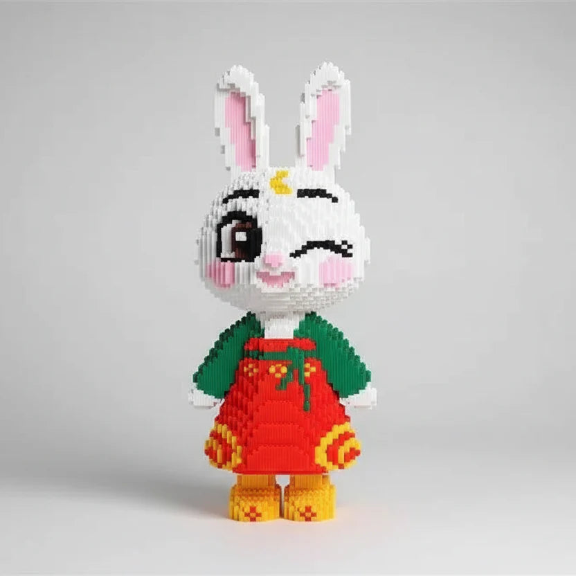 MEGA rabbit in a dress | Building Blocks