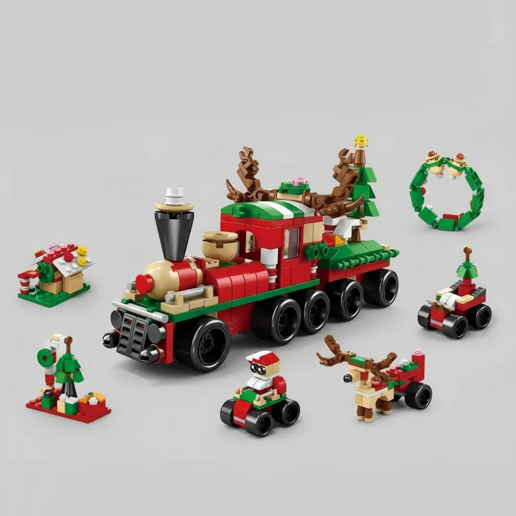 1+6 Christmas building brick sets