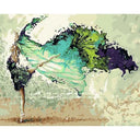 Green Ballerina | Paint by Numbers
