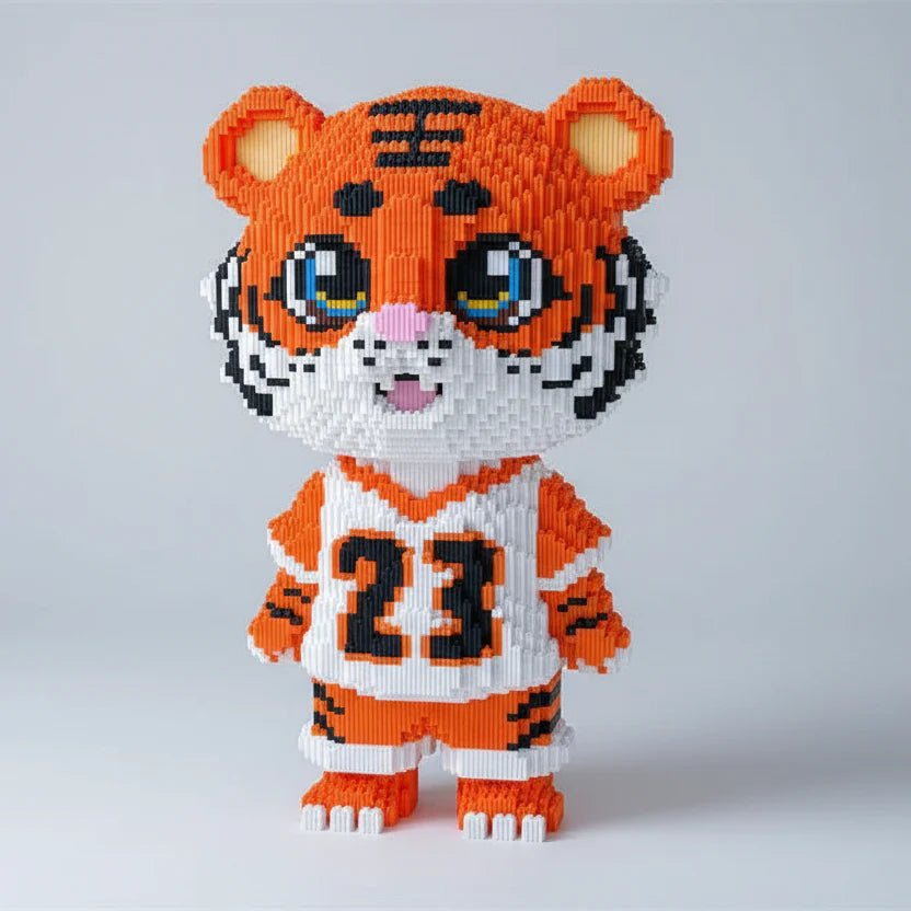MEGA Tiger in sports shirt | Building blocks