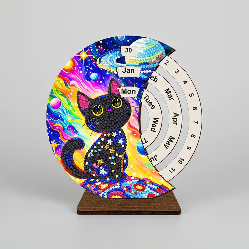 Black Cat | Calendar | Diamond Painting